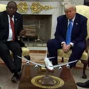 donald trump Cyril Ramaphosa, captura video jpg