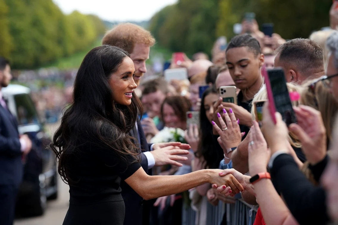 Meghan Markle la Palatul Windsor jpg