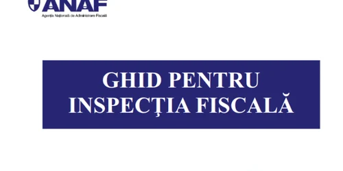 ghid inspectie fiscala