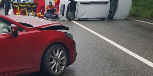 Accident pe Valea Oltului DN 7 - E 81 la Câineni cu şase victime Foto Adevărul