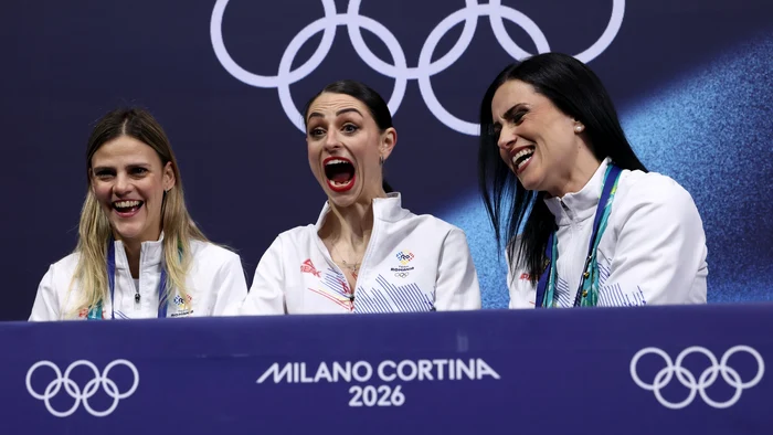 Reacția Juliei Sauter când a luat cea mai mare notă din carieră. Foto Facebook COSR