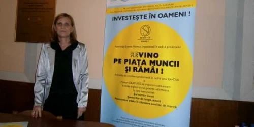  Silvia Trancă îi învaţă pe şomeri  să aibă încredere în forţele proprii