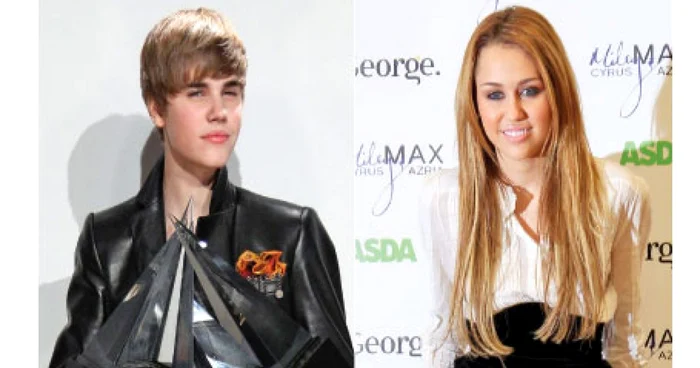 Justin Bieber şi Miley Cyrus