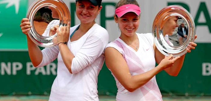 Ioana Ducu şi Ioana Roşca au câştigat titulul la Roland Garros, în proba de dublu FOTO Getty Images