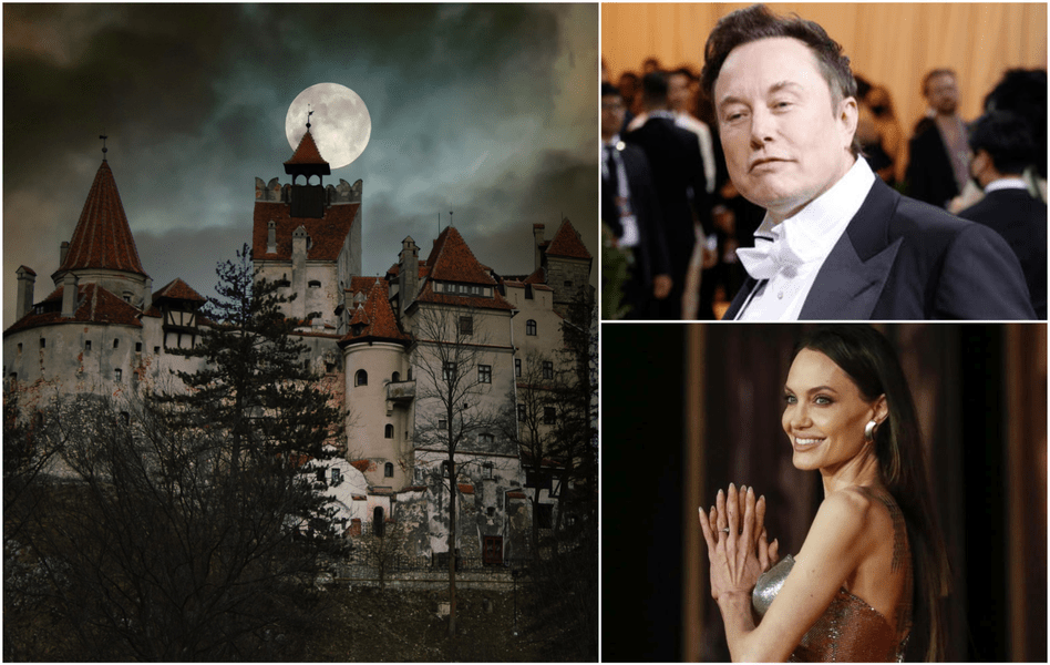 Miliardarii lumii, petrecere de Halloween la Bran: Musk și Angelina Jolie, printre participanți