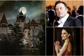 Angelina Jolie si Elon Musk, petrecere la castelul Bran de Halloween FOTO Shutterstock / EPA-EFE
