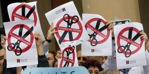 Foto:Reuters. Rezistența regiunilor la disciplina fiscală cerută de Madrid ia amploare.