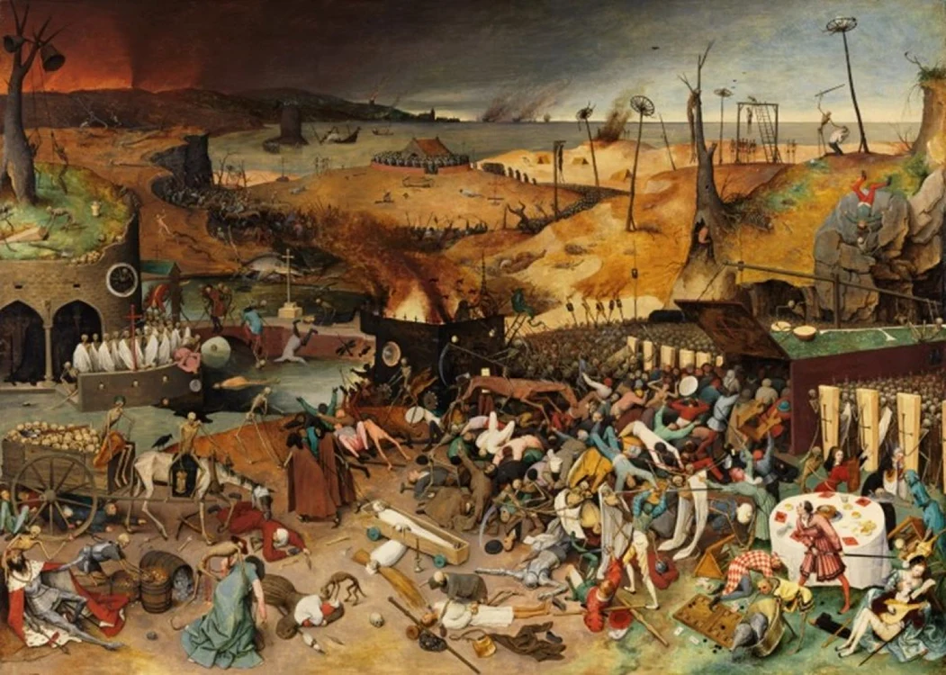 Triada morţii, tablou semnat de Breugel cel Bătrân în jurul anului 1569, Muzeul Prado