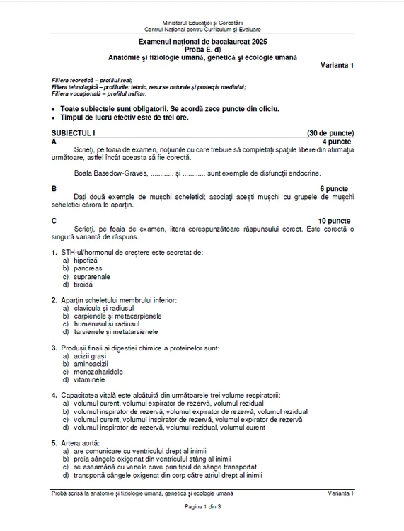 subiect anatomie bac 2025 pag 1 din 3  jpg