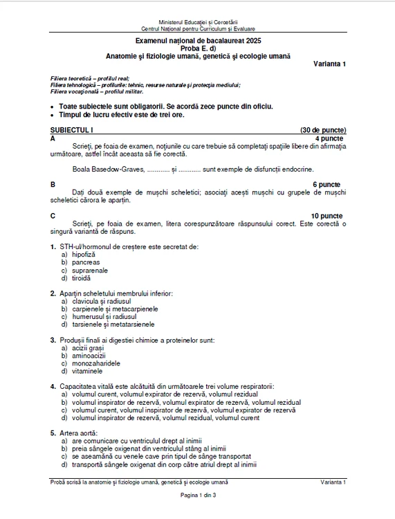 subiect anatomie bac 2025 pag 1 din 3 jpg