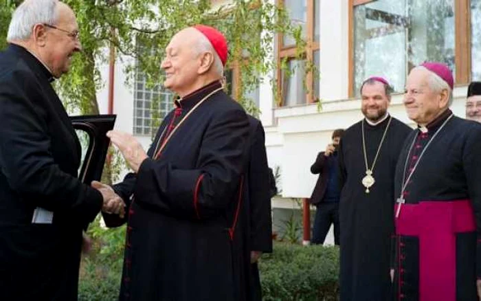 Cardinalul Sandri a fost primit la Blaj de Arhiepiscopul Major, Lucian Mureşan