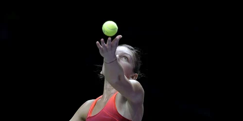 Simona Halep la Singapore FOTO AP 