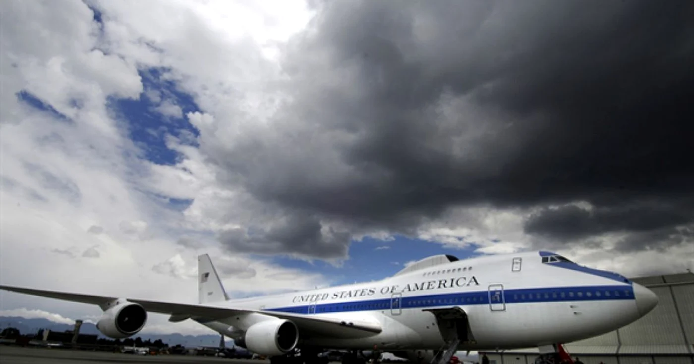 Avion de tip E-4B Foto:af.mil