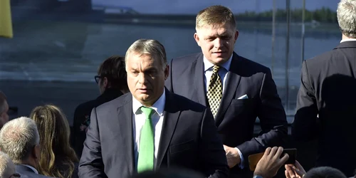 Viktor Orban si Robert Fico FOTO EPA EFE jpg