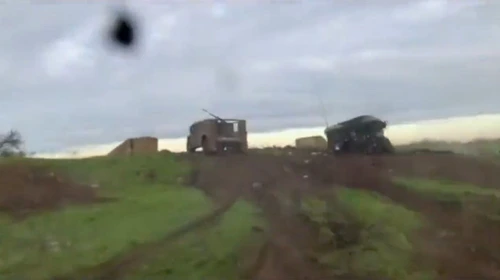 Au fost publicate noi imagini de pe frontul din Herson FOTO Captură video