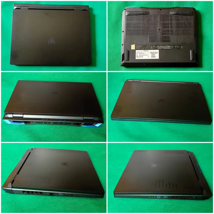 Acer Predator Helios Neo 16 (2023) din diverse unghiuri. FOTO Adrian Pogîngeanu