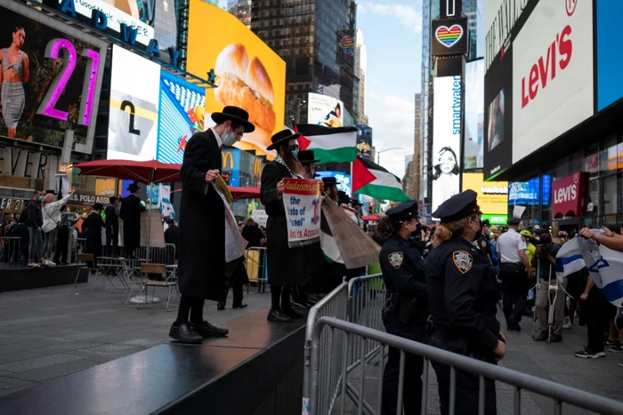 Manifestaţii la New York după izbucnirea ostilităţilor între Hamas şi Israel FOTO SHUTTERSTOCK