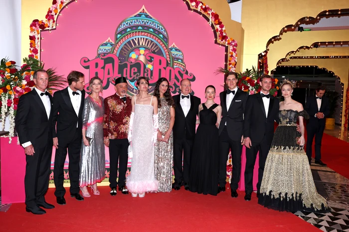 Familia princiară la Balul Rozelor, minus Charlene de Monaco