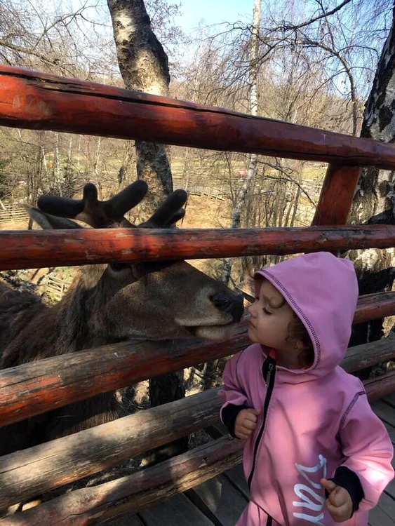 Micuţa Dariana a fost foarte încântată de escapadă