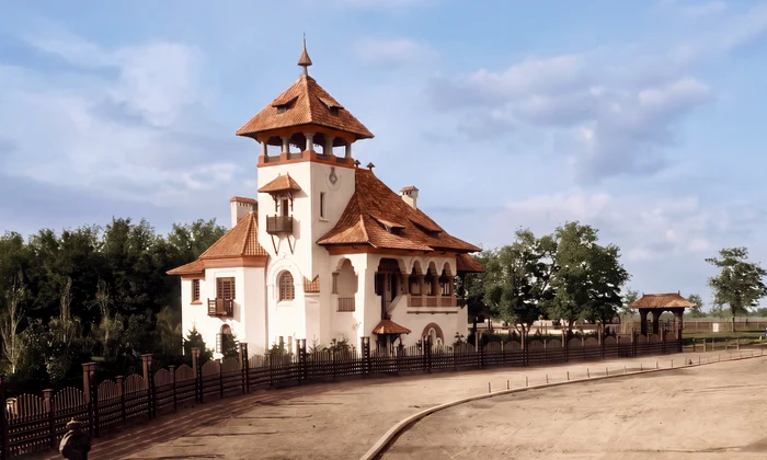 Vila cu clopotei in imagini de epoca png