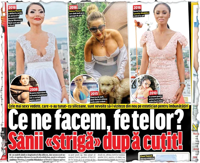 Click! a scris despre decolteul inestetic pe care bruneta l-a afişat recent