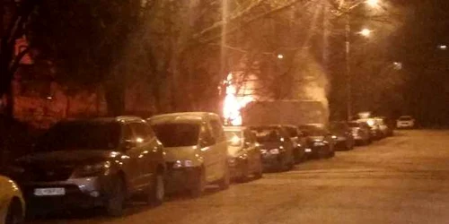 masina in flacari galati