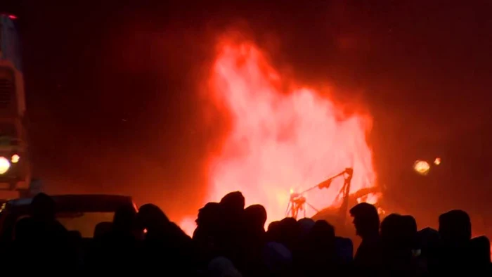 Manifestațiile au izbucnit în Irlanda de Nord FOTO Captură