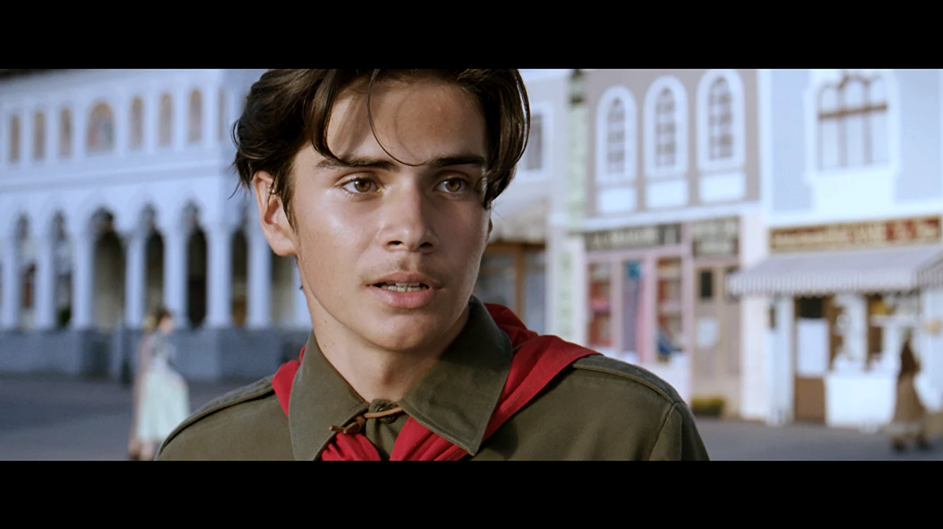 Emanuel Cercelaru în rolul cercetașului din filmul Gata Oricând! Sursa foto Producător film