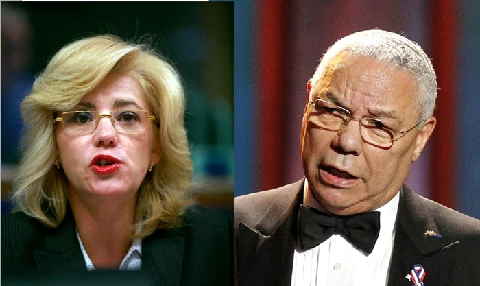 Corina Creţu şi Colin Powell