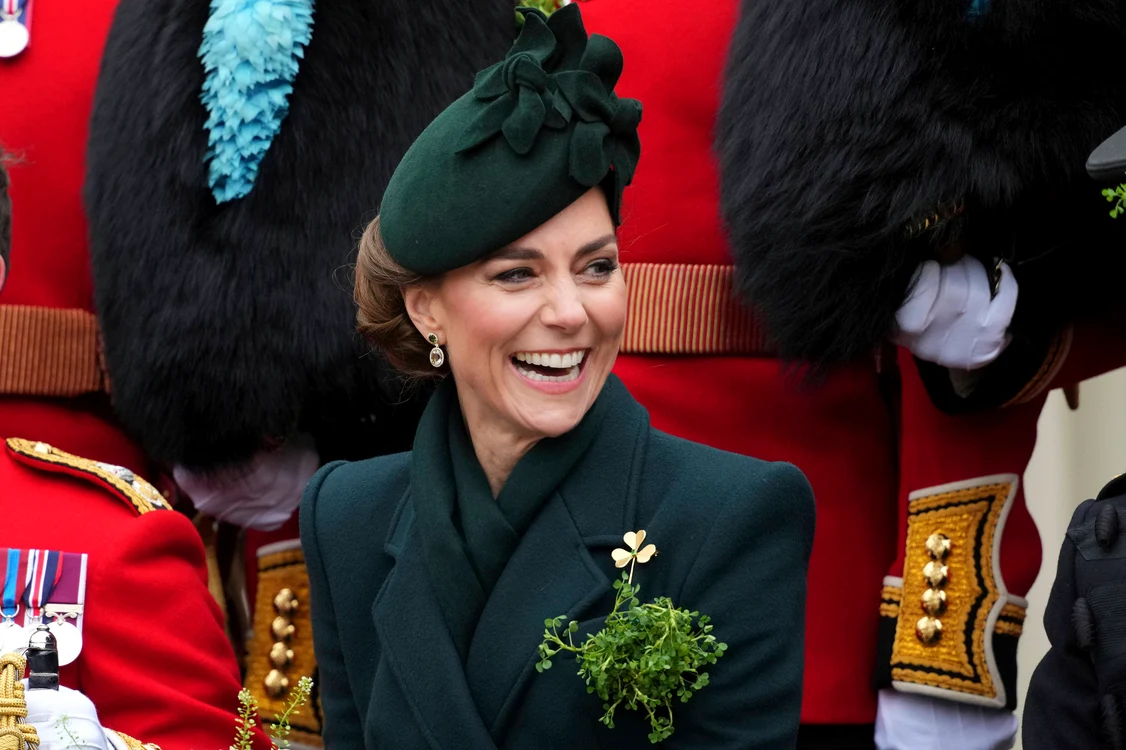 Kate Middleton, Prințesa Wales participă la Parada de Sf  Patrick a Gărzilor Irlandeze din 2025,Profimedia (5) jpg
