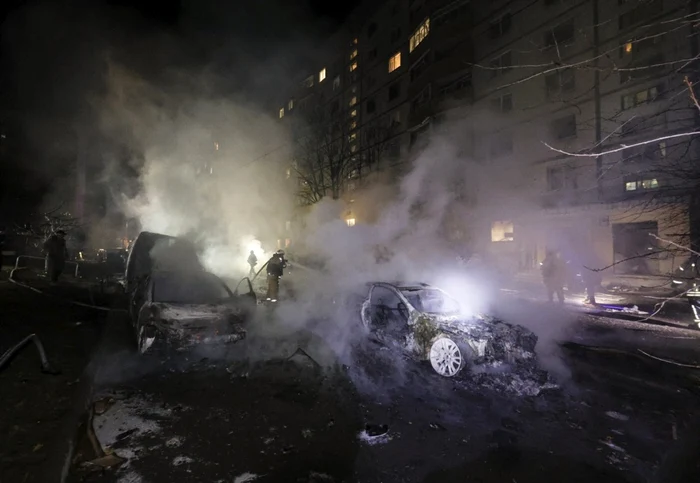 Atacurile rusești au provocat pierdri de vieți omenești la Harkov FOTO: EPA EFE