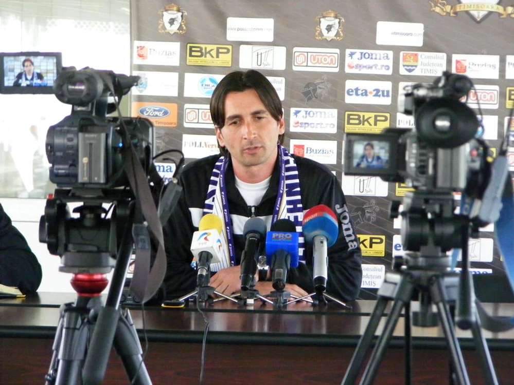 Vali Velcea, antrenorul de la ACS Poli. FOTO: Vali Silaghi