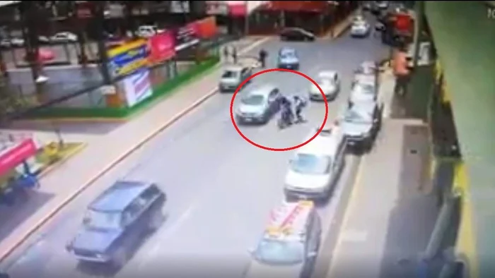 Crima a fost surprinsă pe camerele de supraveghere