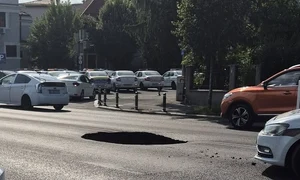 carosabil surpat bulevardul eroilor capitala FOTO Facebook / Info Trafic Bucuresti si Ilfov