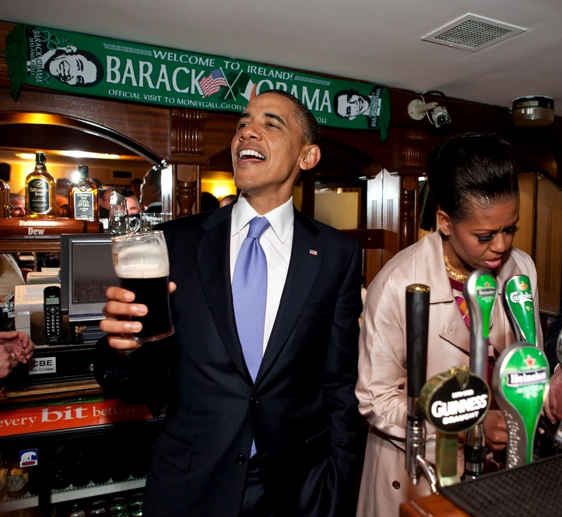 Barack și Michelle Obama, urare pentu St. Patrick’s Day. FOTO: Instagram