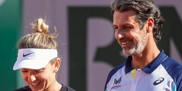 Simona Halep si Patrick Mouratoglou