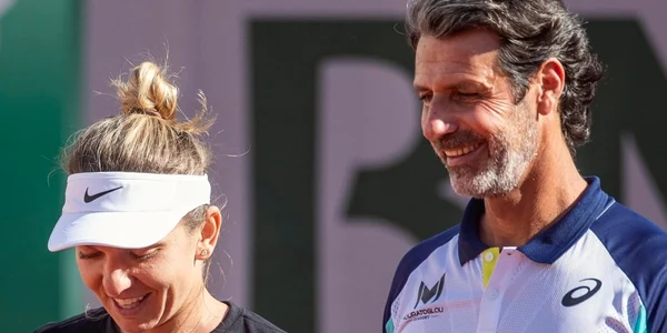 Simona Halep si Patrick Mouratoglou