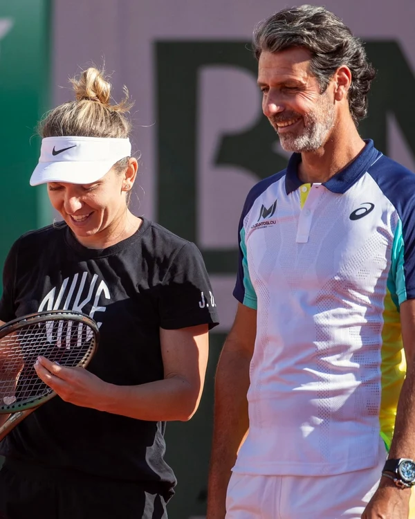 Simona Halep şi Patrick Mouratoglou / Foto Arhivă