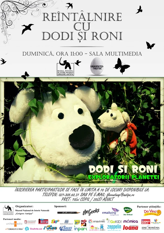 „Muppeţii” sunt Dodi, un urs polar, şi prietenul său Roni FOTO:Muzeul Antipa