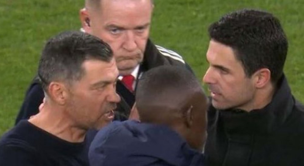 Arsenal – Porto, încheiat cu un scandal: ce i-a șoptit antrenorul portughezilor lui Mikel Arteta VIDEO