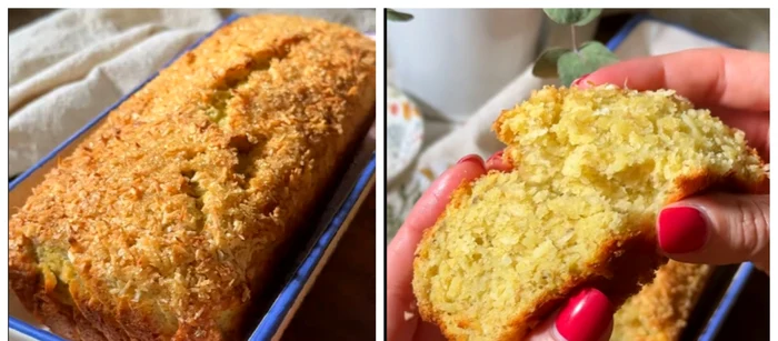 Chec cu banane și cocos / FOTO: Captură video TikTok