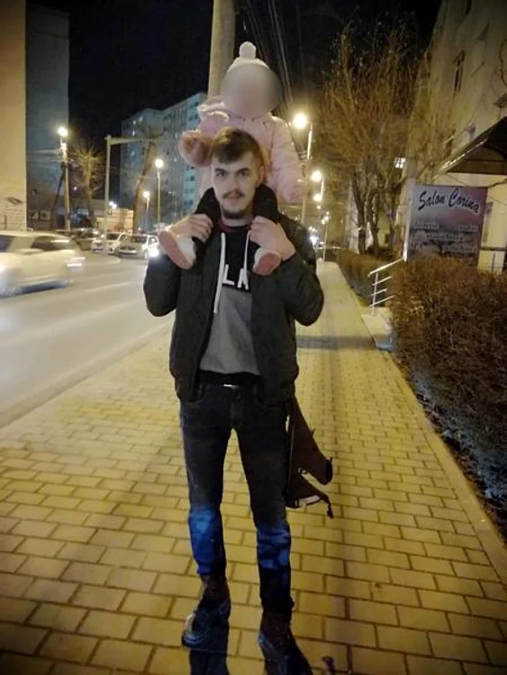 Sofia împreună cu tatăl ei FOTO: bzi.ro