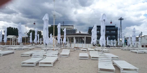 Statiunea Mamaia înainte de deschiderea sezonul estival 2020 FOTO Mariana Iancu