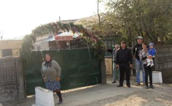 Casa unde locuieşte familia Iordache, din Şuşani