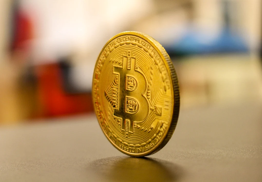 foto monedă Bitcoin