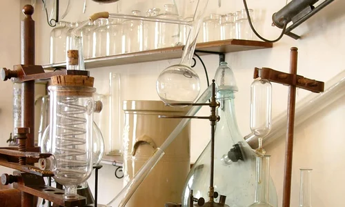 Laboratorul Muzeului de Istorie a Farmaciei din Sibiu (© Muzeul Național Brukenthal)