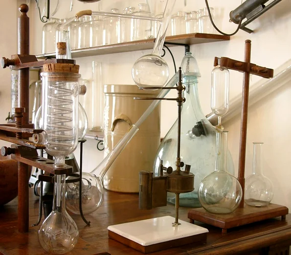 Laboratorul Muzeului de Istorie a Farmaciei din Sibiu (© Muzeul Național Brukenthal)