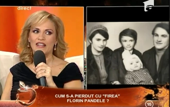 Gabi Firea si Florin Pandele (Captura Antena 1)
