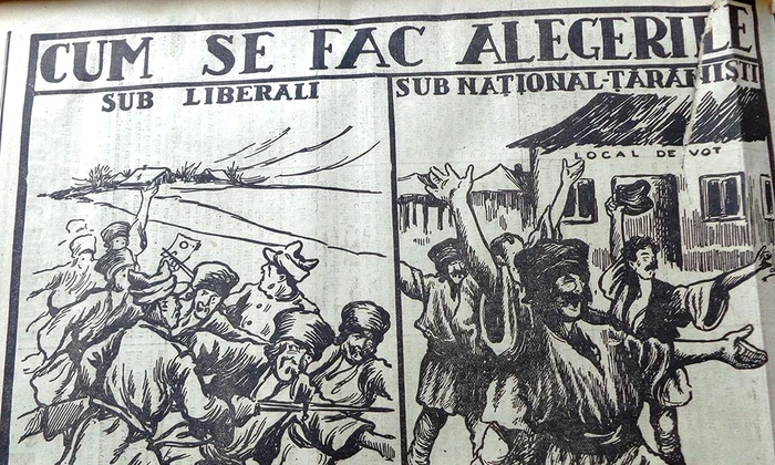 Afișe electorale în 1933 (© cristoiublog.ro) 