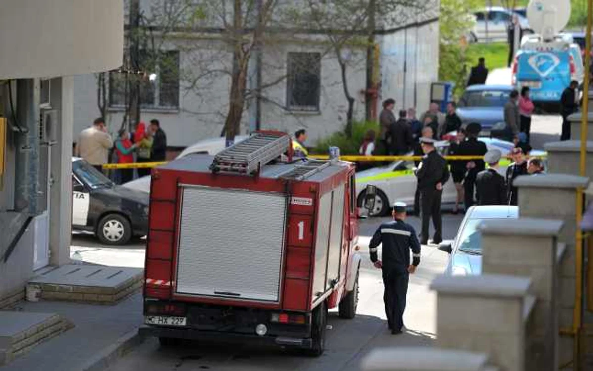 Explozia a afectat o suprafaţă de 50 de metri pătraţi, fără să provoace incendiu. FOTO: Valentin Kirgan